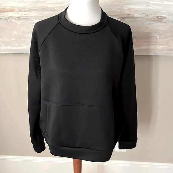 Zella comfy textured black sweatshirt - Picture 1 of 12
